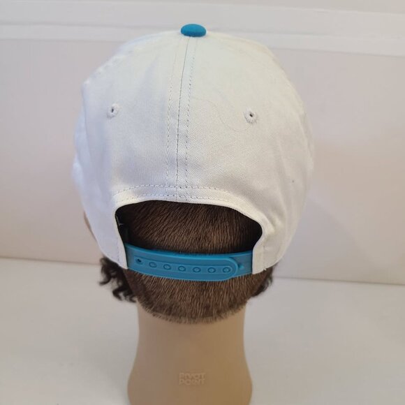 Hoonigan Industries Snapback Hat Blue White Baseball Cap HI Patch Adjustable - Picture 3 of 8